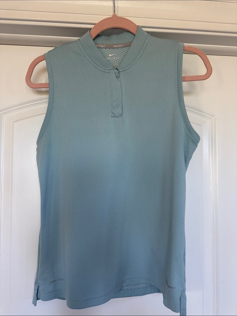 Nike Dri-FIT Sleeveless Golf Tank - Seafoam Green